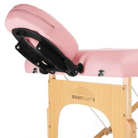 Saloniture professionnel Table de massage pliante portable avec housse de transport&nbsp;–&nbsp;Plusieurs coloris disponibles