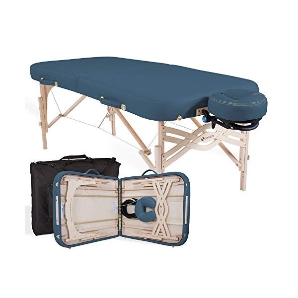 Earthlite Spirit Premium Table de massage portable Package – Spa-level Confort, Deluxe Rembourrage incl. Flex-rest visage Cra