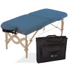 EARTHLITE Avalon Premium Table de massage portable - Incl. étui de rangement, têtière souple et autoajustable et coussin à mé