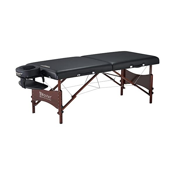 Master Massage Newport Table de massage portable professionnelle Noir 76,2 cm