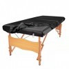 Housse de table de massage imitation soie - Résistante aux taches - Douce - Lavable en machine - Table de massage non incluse