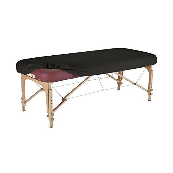 Thérapists Choice Housse de protection en cuir PU pour tables de massage table de masse non incluse noir