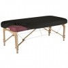 Thérapists Choice Housse de protection en cuir PU pour tables de massage table de masse non incluse noir