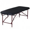 Master Massage Zephyr Table de massage portable légère Noir 71 x 183 cm