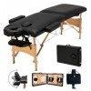 Table de massage pliable et réglable en hauteur Table de massage de luxe Table de massage professionnelle Lit de massage 2 zo