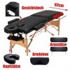 Table de massage pliable et réglable en hauteur Table de massage de luxe Table de massage professionnelle Lit de massage 2 zo