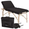 EARTHLITE Avalon Premium Table de massage portable - Incl. étui de rangement, têtière souple et autoajustable et coussin à mé