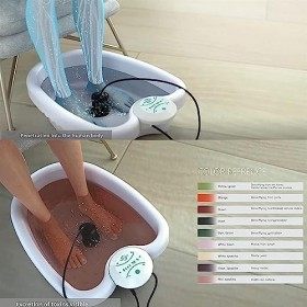 Massage des pieds électrique Outil ionique Bain de pieds Nettoyer la machine de désintoxication du spa Bain de pieds Spa Mach