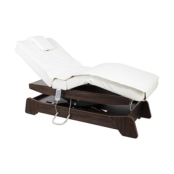 Medeo EL. 040208 Table de massage et de soin Blanc/café