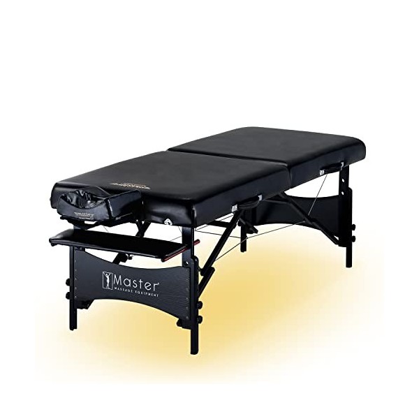 Master Massage Table de Massage Portable, Noir