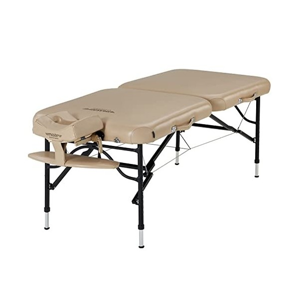 Master Massage Table de Massage Portable, Aluminium, Gris