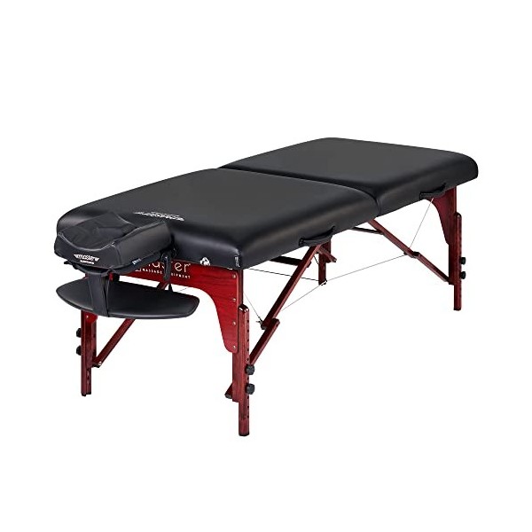 Master-Massage Montclair - Table de massage portable - 71 cm - Noir standard