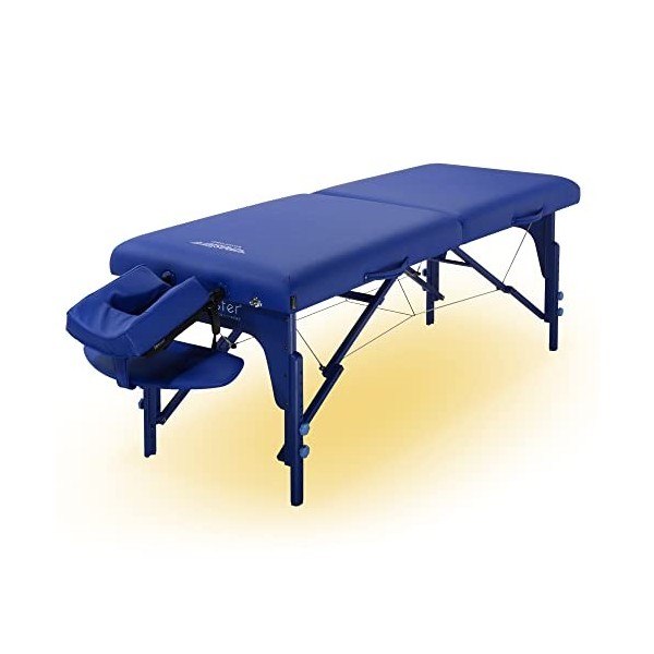 Master Massage 71 cm Montclair 7,6 cm Système de mousse de luxe Panneau Reiki Table de massage portable en bois Table de mass