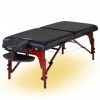 Master Massage 71 cm Montclair 7,6 cm Système de mousse de luxe Panneau Reiki Table de massage portable en bois Table de mass