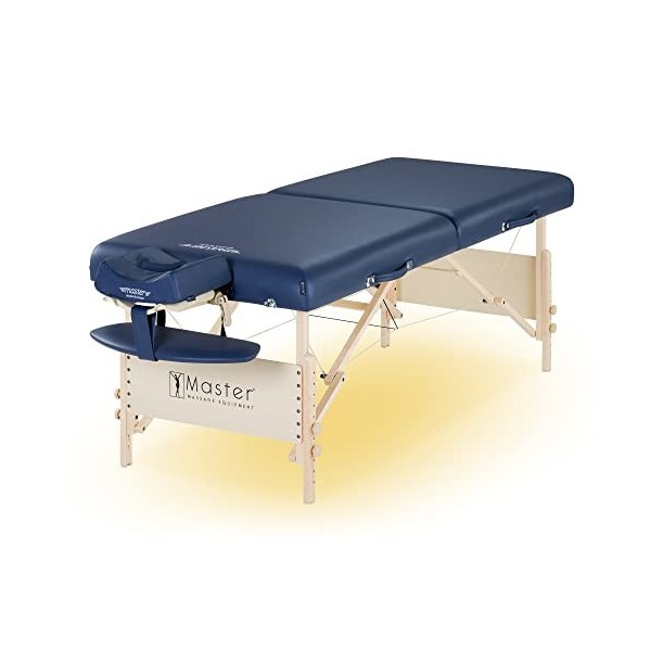 Master Massage Coronado Table de Massage, Bleu Roi, 70 x 200 cm