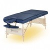 Master Massage Table de Massage Portable, Bleu Marine