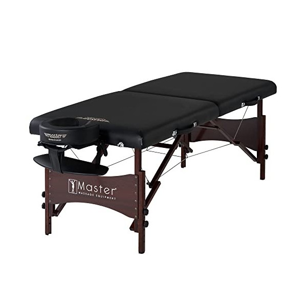 Master Massage Table de Massage Portable, Noir