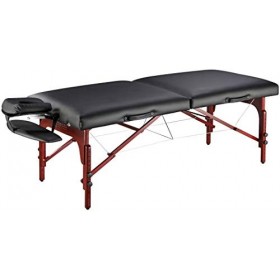 Master Massage Montclair 70cm de large Table de massage portable, Mousse à mémoire de 7,6 cm, Avec sac de transport, Canapé d