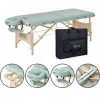 Master Massage Table de massage légère et portable en bois de Paradise avec housse de transport 70 cm de large Capacité de 30