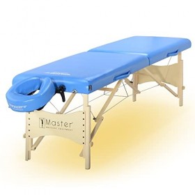 Master Massage Table de Massage Portable, Bleu Marina