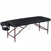 Master Massage Zephyr Table de massage en aluminium léger Noir 71 cm