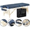 Master Massage Mobil Table Pliable Banc de Massage Portable Beauty Bed, Bleu Roi, 71 cm