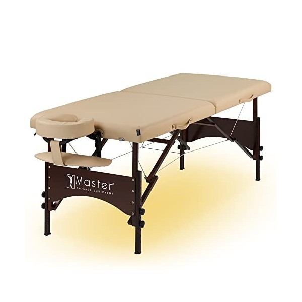 Master Massage Table de Massage Portable, crème