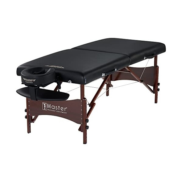 Master Massage Table de Massage Portable Newport 71 cm, Noir