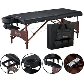 Master Massage Table de Massage Portable Newport 71 cm, Noir