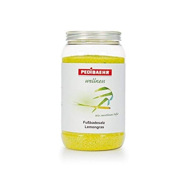 Pedibaehr Wellness Sel de bain de pieds à la citronnelle 2 kg