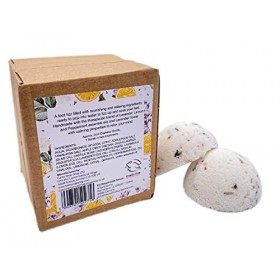 Pétillant pour les pieds, sel dEpsom et de lHimalaya infusé avec des huiles essentielles