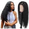 Perruques de cheveux humains ondulés de 76,2 cm avec dentelle frontale transparente HD de 33 x 10,2 cm de densité 150 % de ch