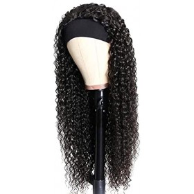 Blackmoon Hair Perruque en dentelle frontale de 33 x 10 cm - Cheveux humains ondulés - 66 cm - Pour femme noire - Densité de 