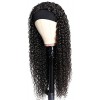 Blackmoon Hair Perruque en dentelle frontale de 33 x 10 cm - Cheveux humains ondulés - 66 cm - Pour femme noire - Densité de 