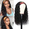 Blackmoon Hair Perruque en dentelle frontale de 33 x 10 cm - Cheveux humains ondulés - 66 cm - Pour femme noire - Densité de 