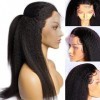 30Pouces Perruque Femme Naturelle Brésilien Yaki 13x4 Lace Front Human Hair Wig Kinky Straight Lace Wig Perruques Cheveux Nat