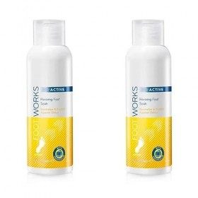 Foot Works Lot de 2 trempes réparatrices saines avec des sels depsom 100 ml