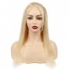 Blonde Wig 13x4 Lace Front Wig Human Hair 613 Straight Wig With Baby Hair 100% Peruvian Human Remy Hair for Women 22inch, Str