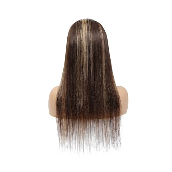 Tqpqhqt Perruque Femme Naturelle Brésilien Glueless Wig Human Hair P427 Highlight Honey Blonde Wigs 4X4 Hd Lace Closure Wig S