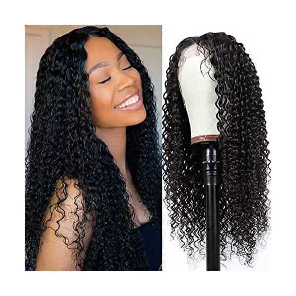 13x4 Deep Wave Lace Front Wigs For Black Women Human Hair Perruque Femme Naturelle Brésilien Bouclée Perruque Cheveux Humain 