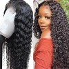 13x4 Deep Wave Lace Front Wigs For Black Women Human Hair Perruque Femme Naturelle Brésilien Bouclée Perruque Cheveux Humain 