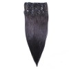 Just Beautiful Hair and Cosmetics Extensions capillaires à clip de fixation Cheveux naturels Remy 60 cm