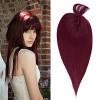 Toupet Femme Complément Capillaire Volumateur Cheveux Naturels Silk Top Base Avec Frange Clip In Toppers, 14"/35cm, 4P27 Chât