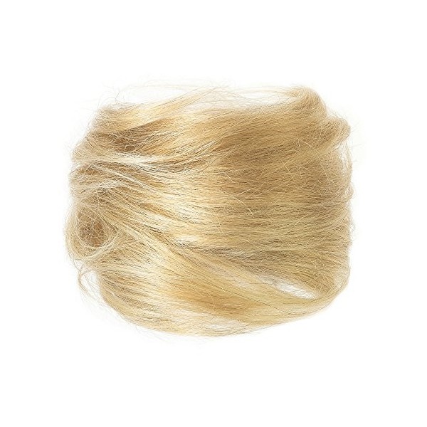 American Dream Chignon 100% Cheveux Humains 22 Blond Plage Taille M