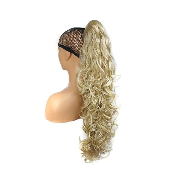 Lydell 76,2 cm de long bouclés Griffe de Clip Coupée en queue de cheval extension de cheveux synthétiques n 280 g avec une pi