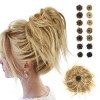 BARSDAR Postiche Chignon ébouriffé Chignon Désordonné Cheveux Naturel Postiches Extensions Élastique Queue de Cheval Chouchou