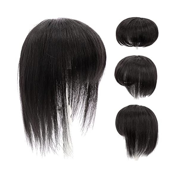 Cheveux Top Pièce Droit Cheveux humains Topper Grande couverture Toupee Clip en postiche Top Pieces pour femmes