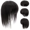 Cheveux Top Pièce Droit Cheveux humains Topper Grande couverture Toupee Clip en postiche Top Pieces pour femmes