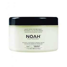 NOAH 2.3 Masque régénérant à lhuile dargan pour cheveux secs et abîmés, 500 ml, formulé et fabriqué en Italie, sans cruauté