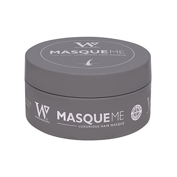 Masque capillaire Watermans 8-1 : Ravivez et nourrissez vos cheveux avec de lhuile dargan, de la caféine et des vitamines e